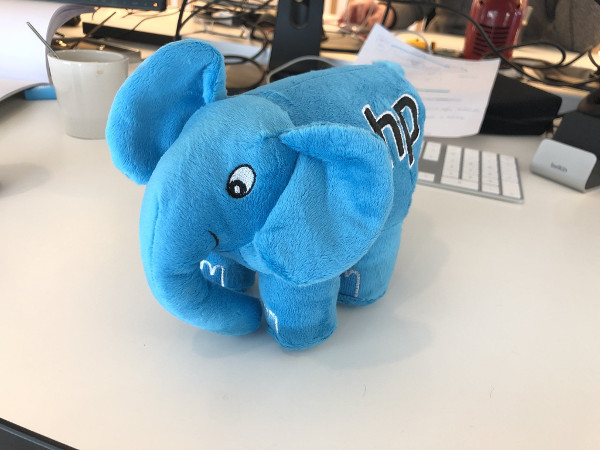 PHP ElePHPant received by Teye Heinmans on March 5, 2020