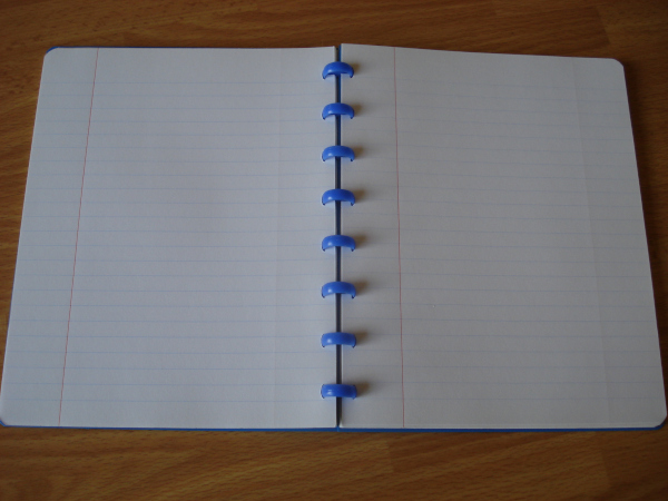 Paper notebook (https://en.wikipedia.org/wiki/Ruled_paper#/media/File:Cahier_Atoma_ouvert.jpg)