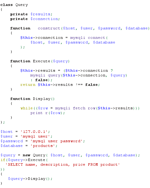 PhP Object Oriented programming Program, Study notes Computer Programming