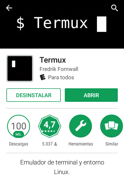 aplikasi termux di Google Play Store