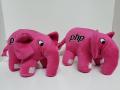 2 Original Pink PHP Elephants
