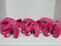 3 Original Pink PHP Elephants